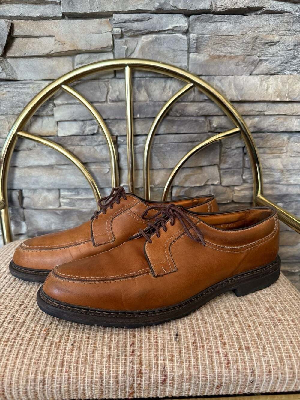 Allen Edmonds Wilbert Split-Toe Derby Shoes Size 10 D